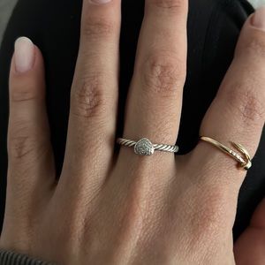 David Yurman heart ring